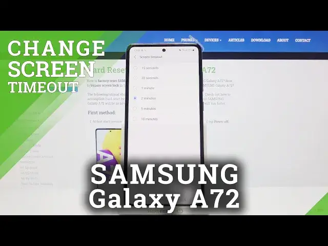 'Video thumbnail for How to Change Screen Timeout on SAMSUNG Galaxy A72 – Manage Screen Timeout'