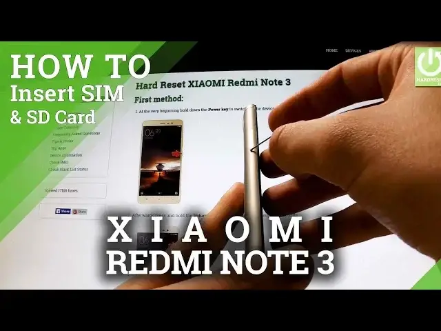 'Video thumbnail for How to insert SIM card and Micro SD card in XIAOMI Redmi Note 3'