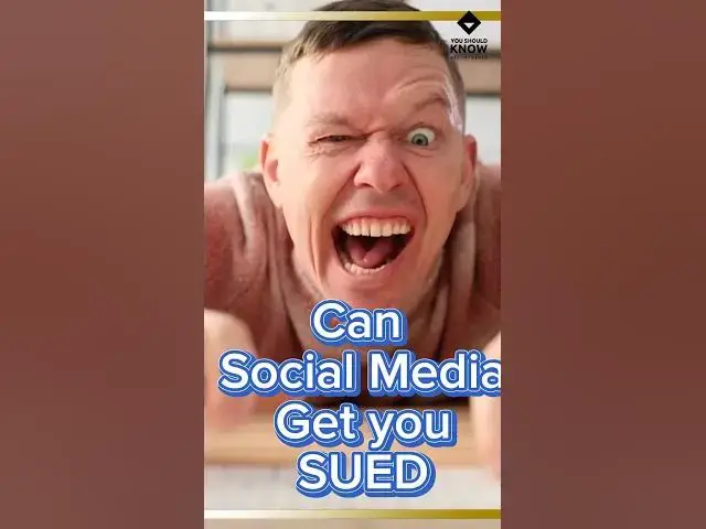 'Video thumbnail for Can you be sued for social media post ? Yes here’s how #socialmedia #socialmediatips'