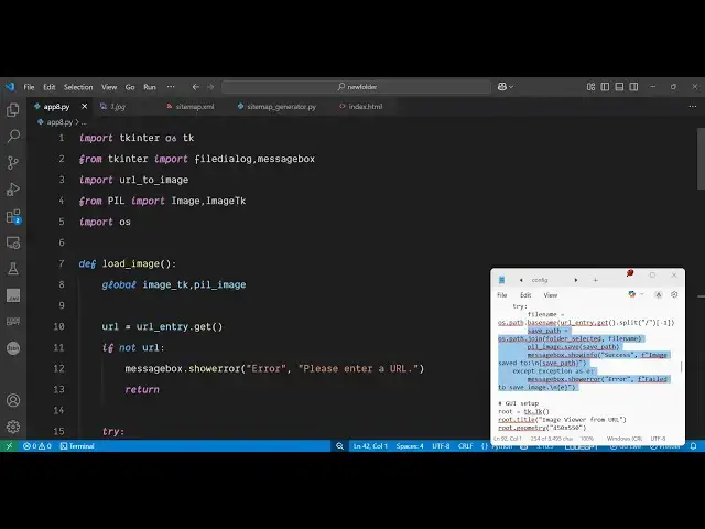 'Video thumbnail for Python 3 Tkinter Script to Download Image From URL & Display it GUI Desktop App'