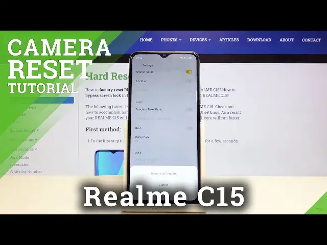 'Video thumbnail for How to Reset Camera Customized Settings in Realme C15 – Camera Options'