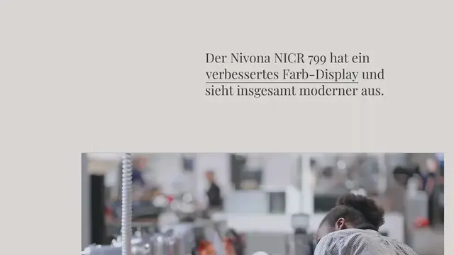 'Video thumbnail for Der Nivona NICR 799 CafeRomatica im Test 2024: Verlässlicher Kaffeevollautomat im neuen Gewand'