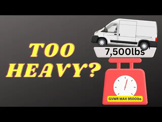 'Video thumbnail for Van Weight - How to know what load is safe for your Camper Van Build Out?'