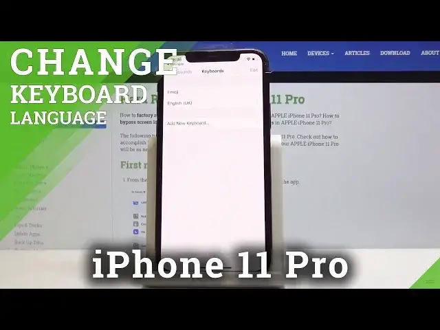'Video thumbnail for How to Change Keyboard Language in iPhone 11 Pro - Set Up Language'
