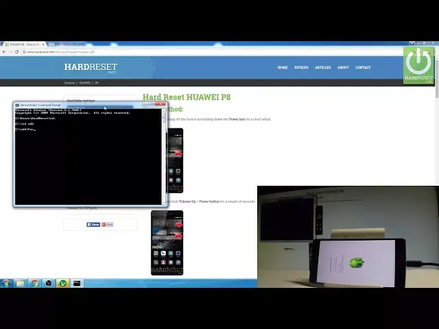 'Video thumbnail for How to Read Fastboot Information in HUAWEI P8 - Connect Fastboot'
