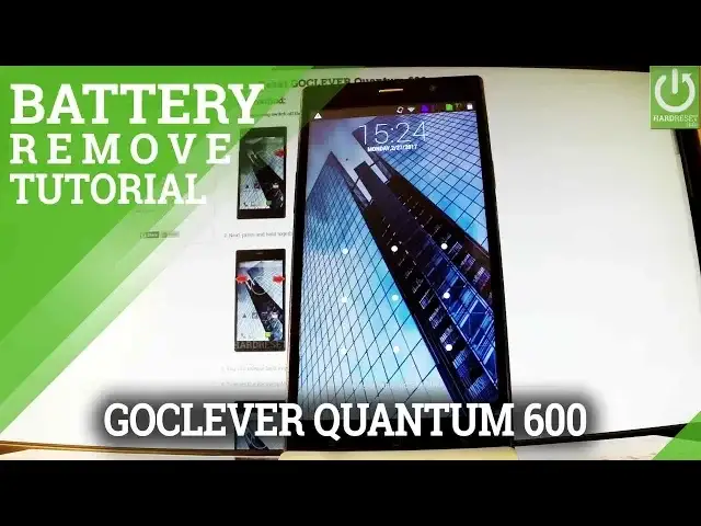 'Video thumbnail for How to Remove Battery in GOCLEVER Quantum 600 - Force Restart'