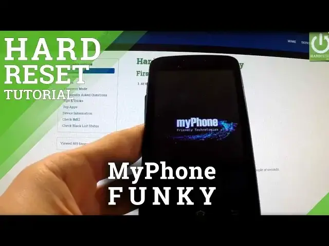 'Video thumbnail for Hard Reset myPhone Funky - Factory Reset in Andoird device'