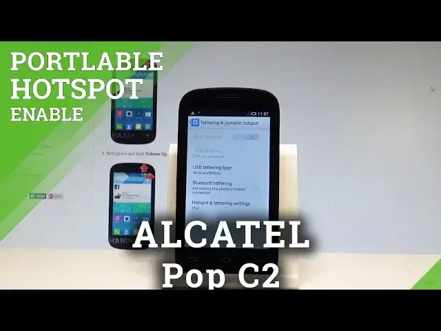 'Video thumbnail for How to Enable Portable Hotspot in ALCATEL Pop C2 - Wi-Fi Share |HardReset.info'