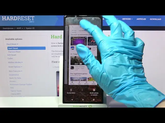 'Video thumbnail for How to Use Split Screen View in Sony Xperia 1 III - Open Two Apps at the Same Time'