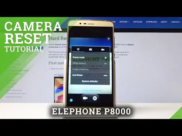 'Video thumbnail for How to Reset Camera in ELEPHONE P8000 - Restore Camera Defaults'