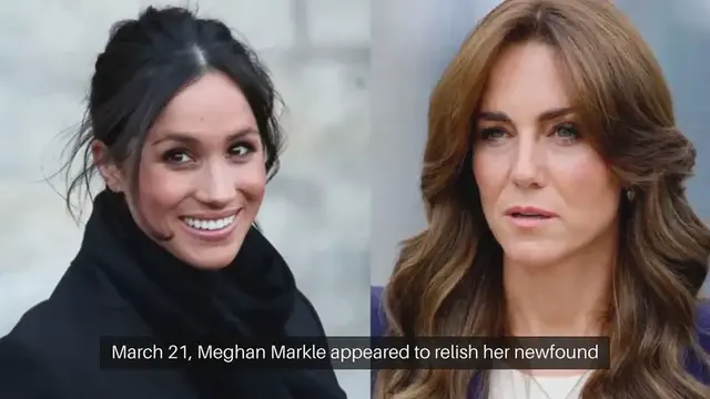 'Video thumbnail for Meghan Markle seemingly mocks Princess Kate on recent outing'