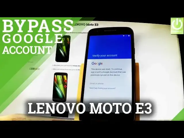 'Video thumbnail for Bypass Google Verification in LENOVO Moto E3 - Skip Google Account / FRP'