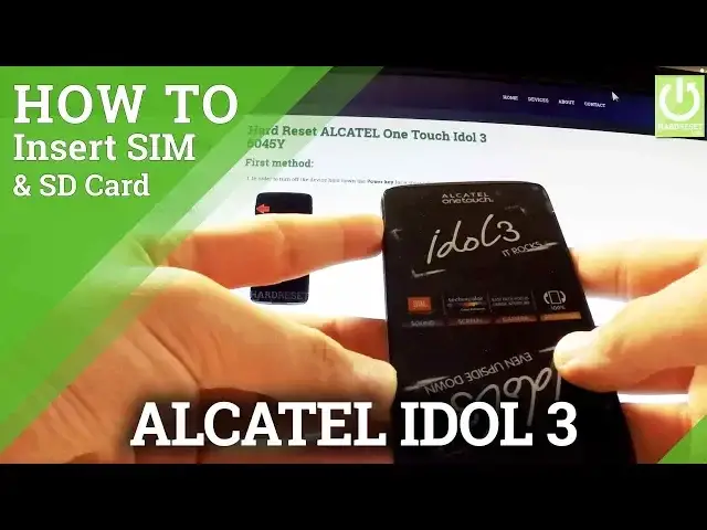'Video thumbnail for Inserting SIM and Micro SD Card  in ALCATEL One Touch Idol 3 6045Y - SIM & SD Tutorial'