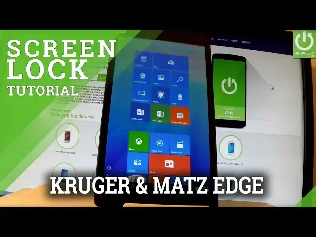 'Video thumbnail for How to Set Up Password in KRUGER & MATZ EDGE 802'