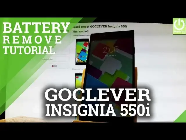 'Video thumbnail for Battery Removal in GOCLEVER Insignia 550i - Soft Reset / Frozen Android'
