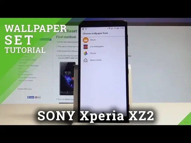'Video thumbnail for How to Set Wallpaper in SONY Xperia XZ2 - Change Wallpaper |HardReset.Info'