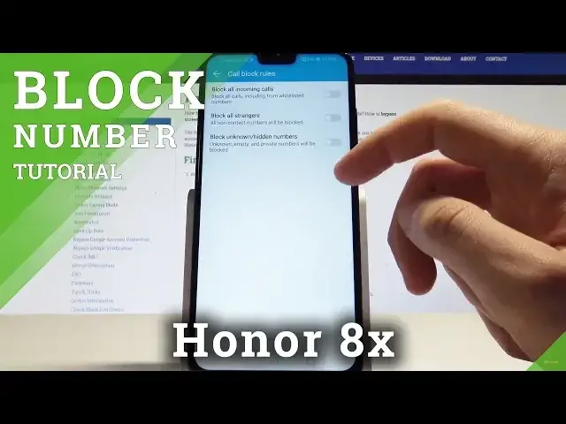 'Video thumbnail for How to Block Calls on Honor 8x - Block Number Tutorial'