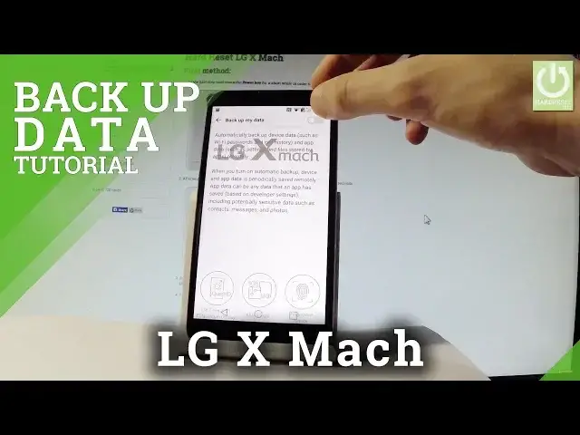 'Video thumbnail for How to Back Up Data in LG X Mach - Add Backup Account'