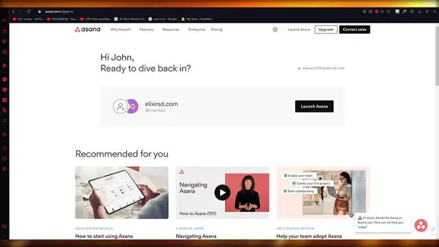 'Video thumbnail for Asana Free Version Tutorial 2024 (How To Use Asana For Project Management)'
