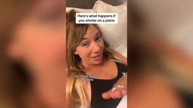 'Video thumbnail for Flight Attendant Reveals Why You Shouldn’t Vape On An Airplane '