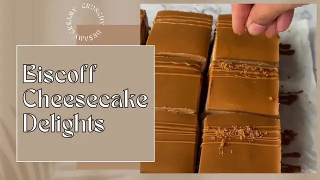'Video thumbnail for  Biscoff Cheesecake Delights '