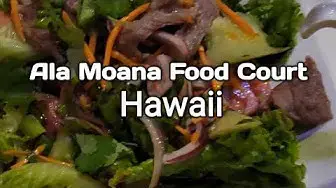 'Video thumbnail for Ala Moana Food Court Oahu Hawaii ( Waikiki Honolulu)'