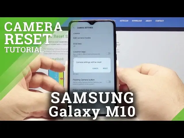 'Video thumbnail for How to Reset Camera in SAMSUNG Galaxy M10 - Restore Camera Defaults'