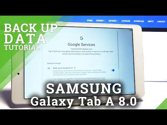 'Video thumbnail for How to Enable Google Backup in SAMSUNG Galaxy Tab A 8.0’’ – Data Synchronization'