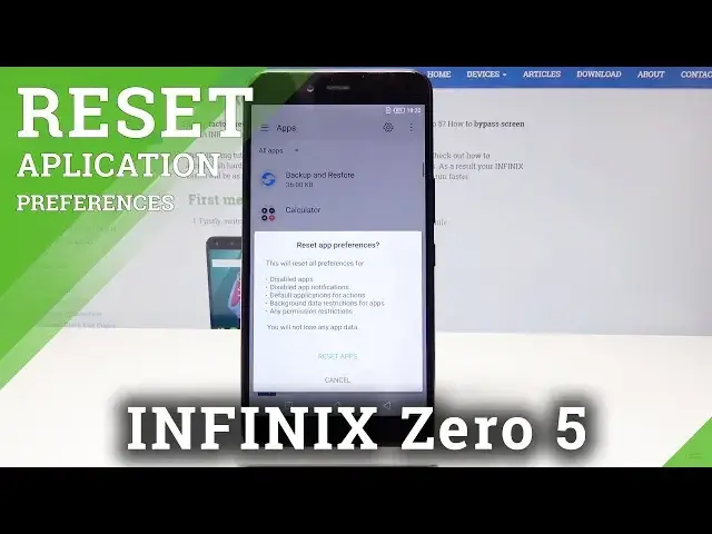 'Video thumbnail for How to Reset App Preferences in INFINIX Zero 5 - Default App Preferences'