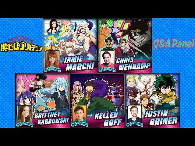 'Video thumbnail for My Hero Academia Q&A Panel | Camie, Shota, Mt. Lady, Izuku, Overhaul Voice Actors [Galaxycon OKC 25]'