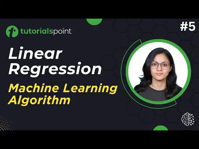 'Video thumbnail for What is Linear Regression in Machine Learning? | Regression Equation | Tutorialspoint'