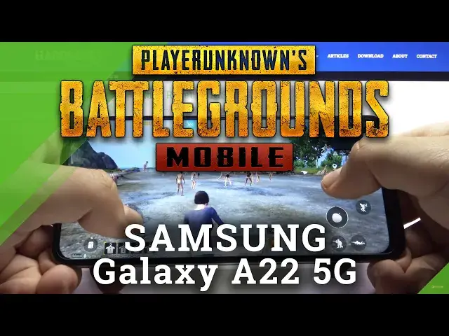 'Video thumbnail for Test Game PUBG on SAMSUNG Galaxy A22 5G | MediaTek Dimensity 700 | 4GB RAM | Gameplay - FPS Check'