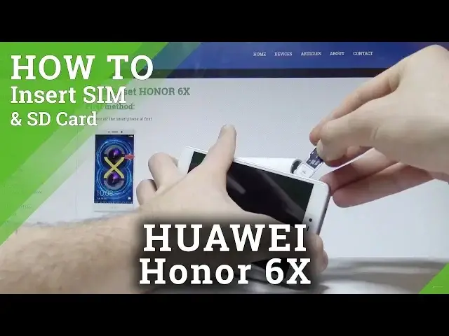 'Video thumbnail for How to Insert SIM & SD Card in HONOR 6X |HardReset.info'