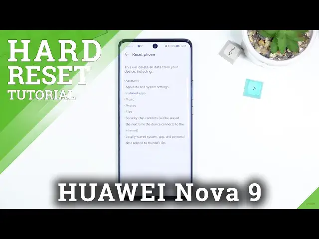 'Video thumbnail for How to Factory Reset HUAWEI Nova 9 - Wipe Data / Reset HUAWEI Nova 9 to its Factory Settings'