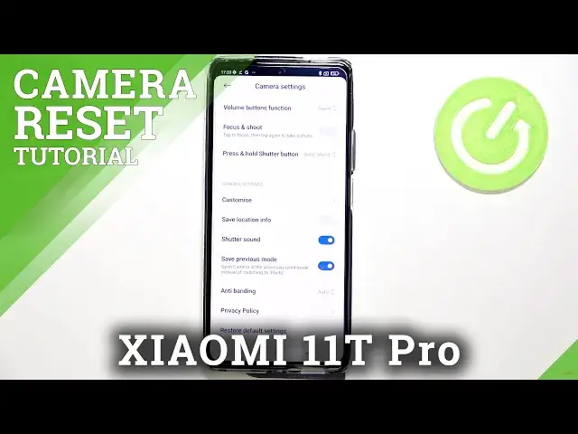 'Video thumbnail for How to Reset Camera Settings in XIAOMI 11T Pro - Restore Camera Settings'