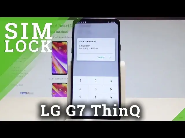 'Video thumbnail for How to Set Up SIM Lock on LG G7 ThinQ - Change PIN Protection |HardReset.Info'