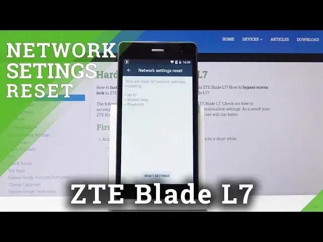 'Video thumbnail for How to Reset Network in ZTE Blade L7 – Restore Network Configuration'