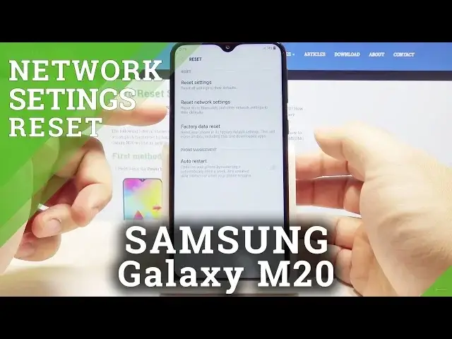 'Video thumbnail for Reset Network Settings in SAMSUNG Galaxy M20 - Restore Network Configuration'