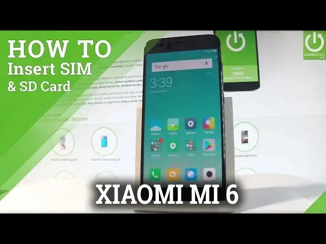 'Video thumbnail for XIAOMI Mi 6 INSERT SIM Card / Set Up Nano SIM / SIM Slot'