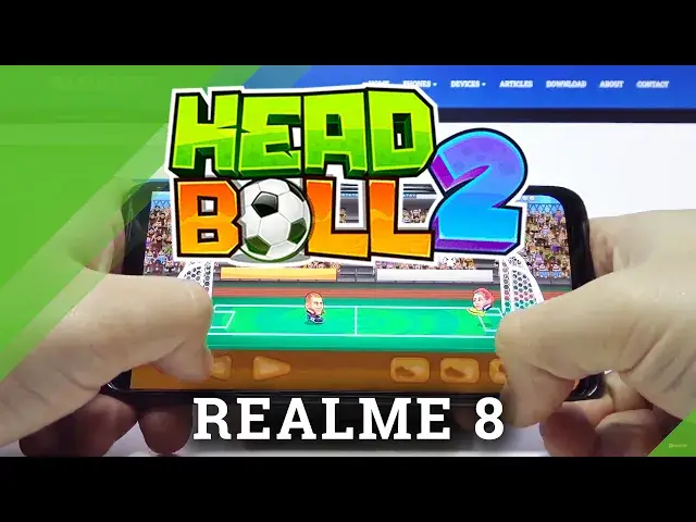 'Video thumbnail for Test Game Head Ball 2 on REALME 8 | MediaTek Helio G95 | 4 GB RAM | Gameplay - FPS Check'
