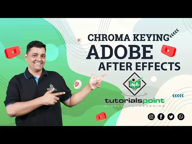 'Video thumbnail for Chroma Keying | Green Screen | Adobe After Effects | Tutorials Point'