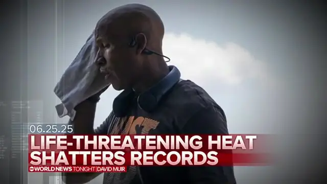 'Video thumbnail for ABC News Special: Scorching June 25 Heat Wave Hits US East – Relief Ahead?'