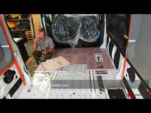 'Video thumbnail for How to prep your Camper Van Floor for Sound Proofing, Insulation & Plywood'