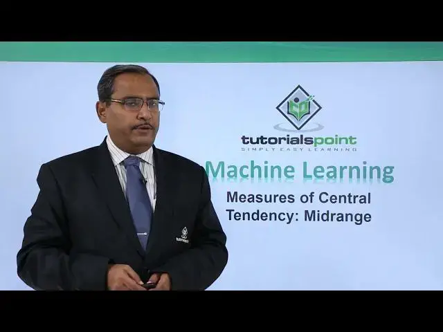 'Video thumbnail for Machine Learning - Data Description - Measures of Central Tendency  Midrange'