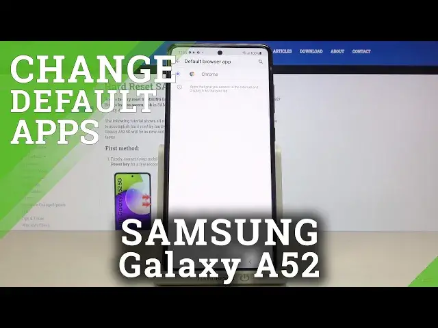'Video thumbnail for How to Set Default Browser in SAMSUNG Galaxy A52 – Change Browser'