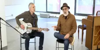 'Video thumbnail for Good and Dead: David Yazbek & Erik Della Penna Unpack the Music of DEAD OUTLAW'