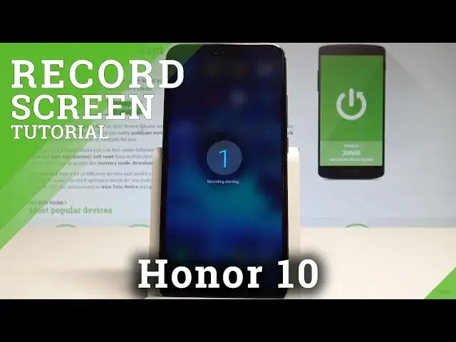 'Video thumbnail for How to Record Screen in Honor 10 -Turn On / Off Screen Recording |HardReset.Info'