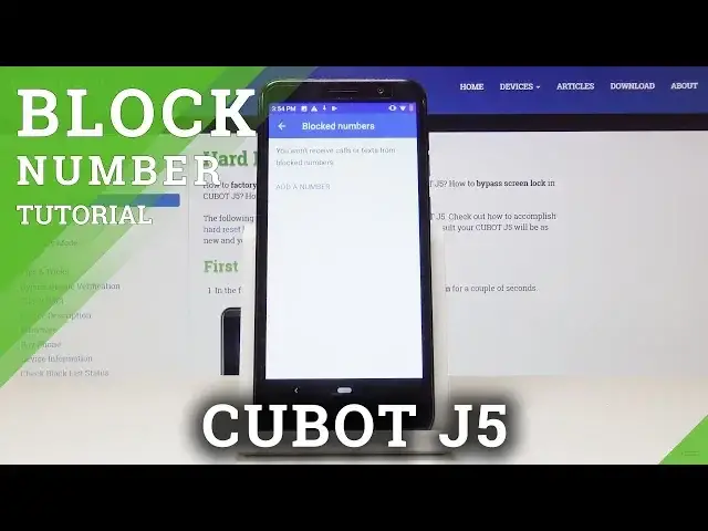 'Video thumbnail for How to Block Number in CUBOT J5 - Create a Blocklist'