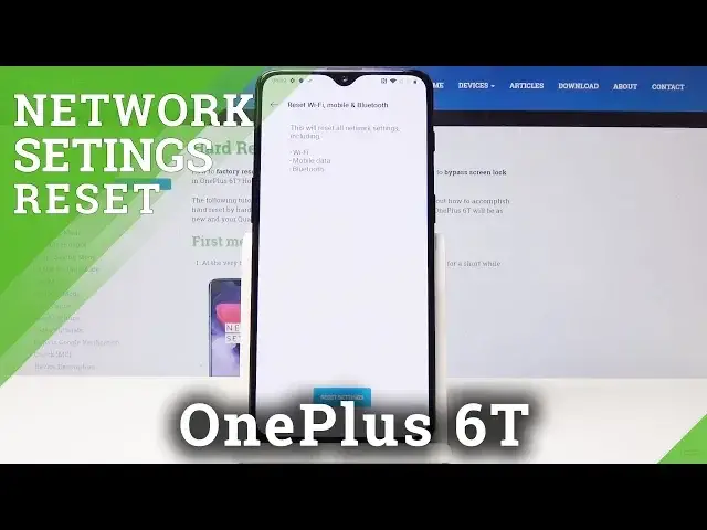 'Video thumbnail for How to Reset Network Settings in OnePlus 6T - Restore Default Settings'