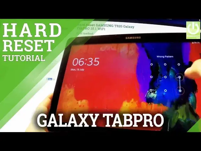 'Video thumbnail for Hard Reset SAMSUNG T520 Galaxy TabPRO 10.1 WiFi - How to restore tablet'